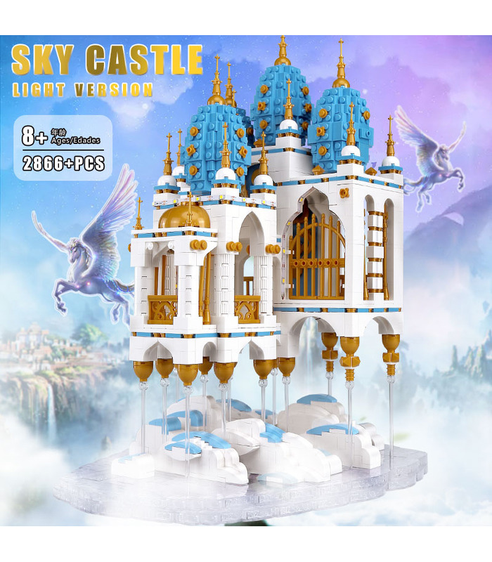 MOULD KING 16015 Sky Castle Building Blocks Toy Set