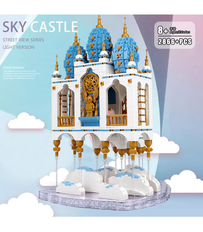 MOULD KING 16015 Sky Castle Building Blocks Toy Set