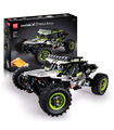 MOULD KING 18002 Off-Road Green Hound Buggy Remote Control Building Blocks Toy Set