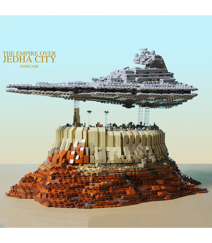 MOLD KING 21007 Das Imperium über Jedha City Bausteine Spielzeugset