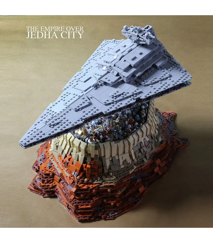 MOLD KING 21007 Das Imperium über Jedha City Bausteine Spielzeugset