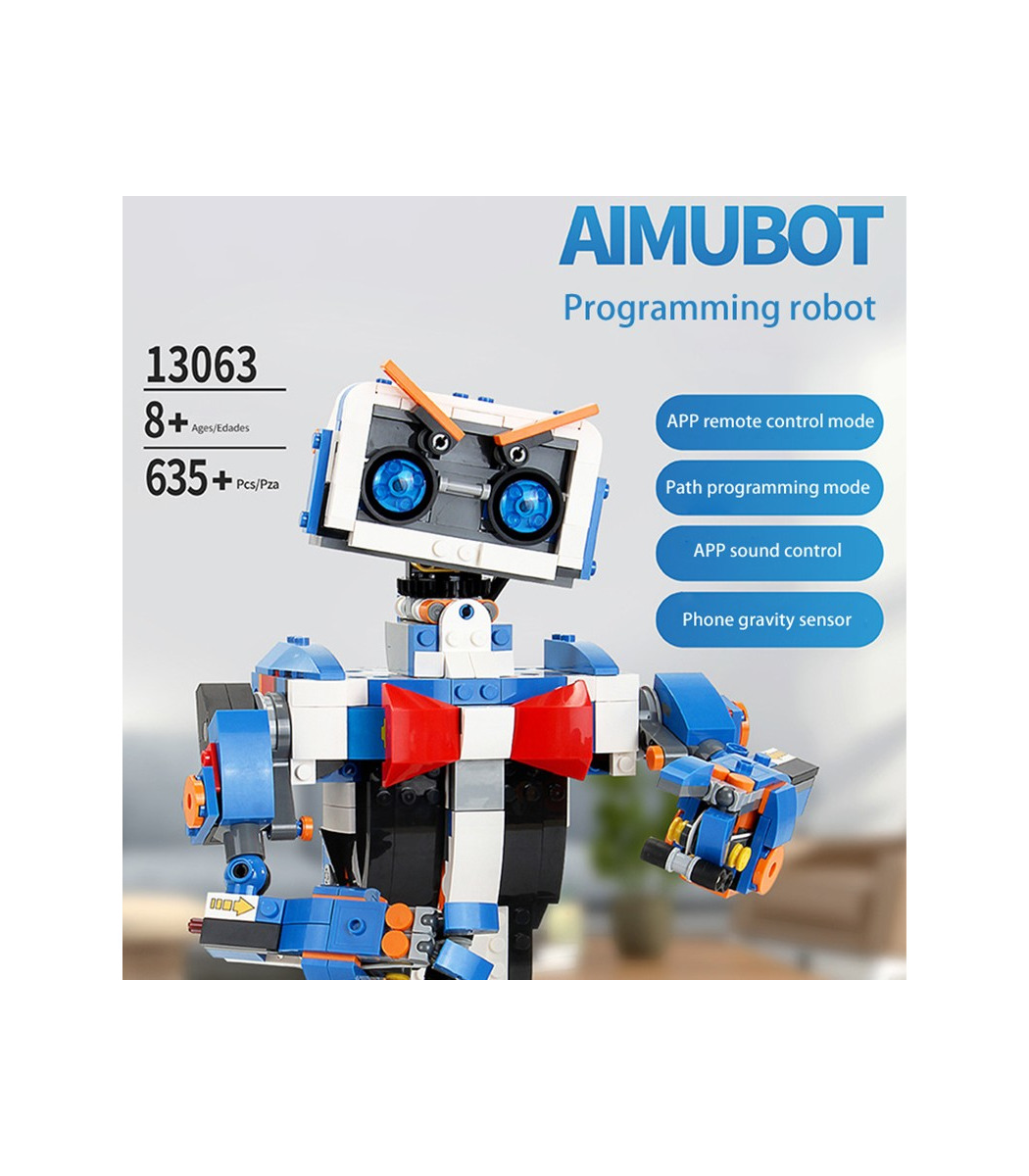 MOULD KING 13063 Aimubot Intelligent RC DIY Robot Building Blocks