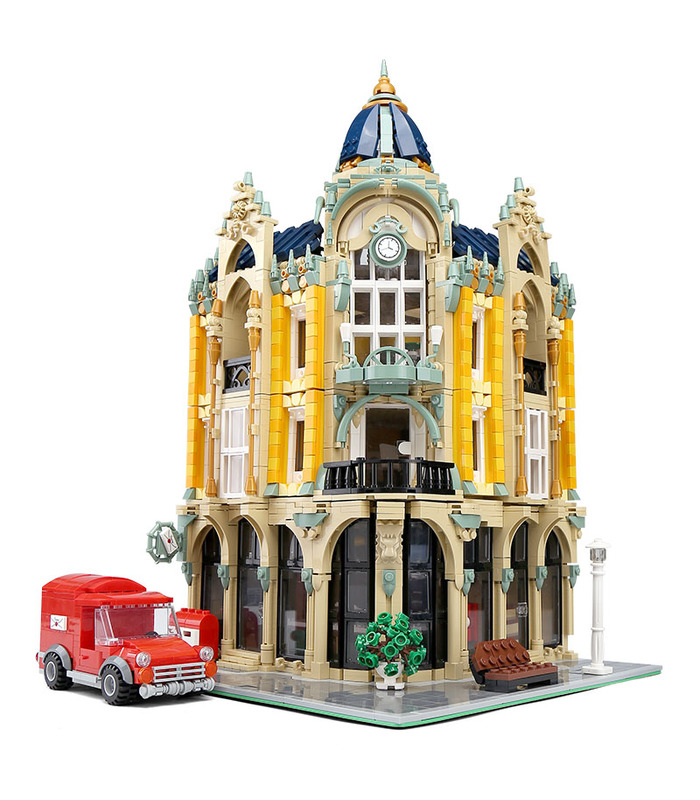 MOLD KING 16010 Ecke Post Building Blocks Toy Set