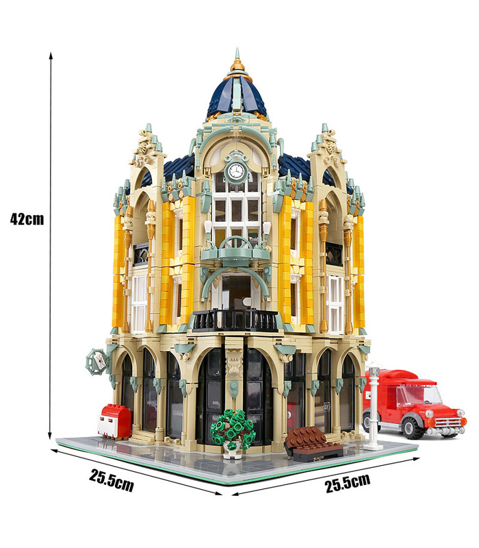 MOULD KING 16010 Corner Post Office Building Blocks Toy Set