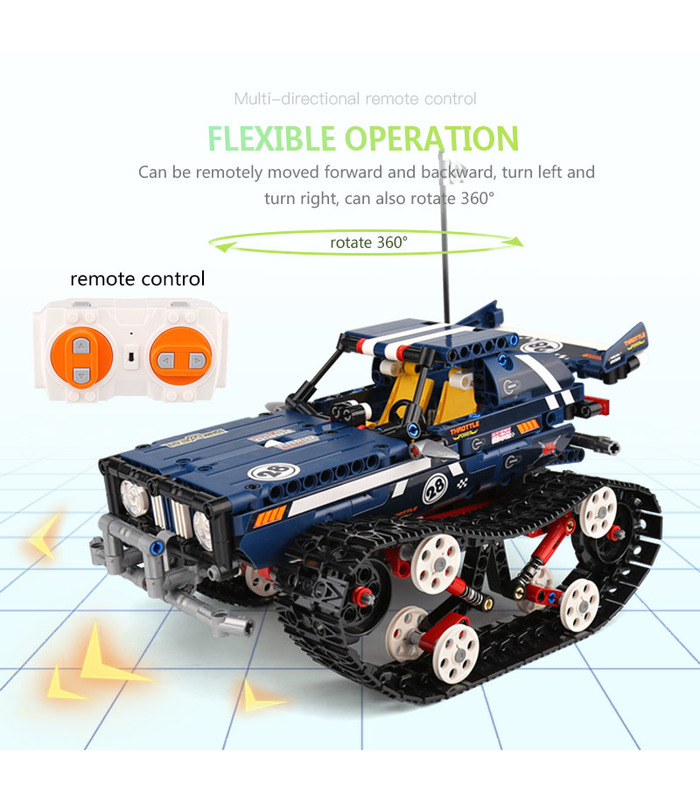 MOLD KING 13026 テクニック RC 追跡レーサー ビルディング ブロックおもちゃセット