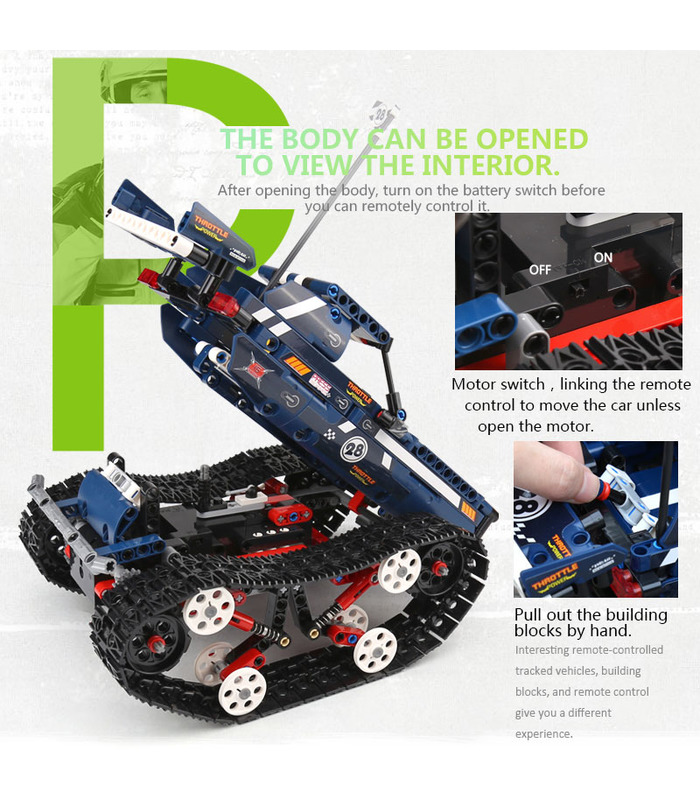 MOULD KING 13026 Technic RC Racer juego de bloques de construcción de juguete