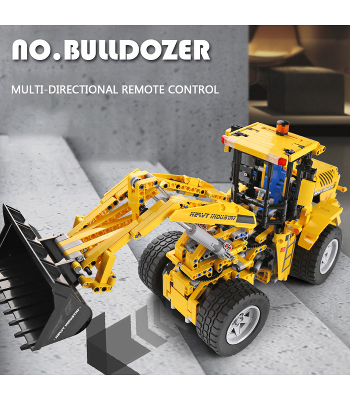 MOULD KING 13122 Volvo L350F Wheel Loader Bulldozer Building Blocks Toy Set