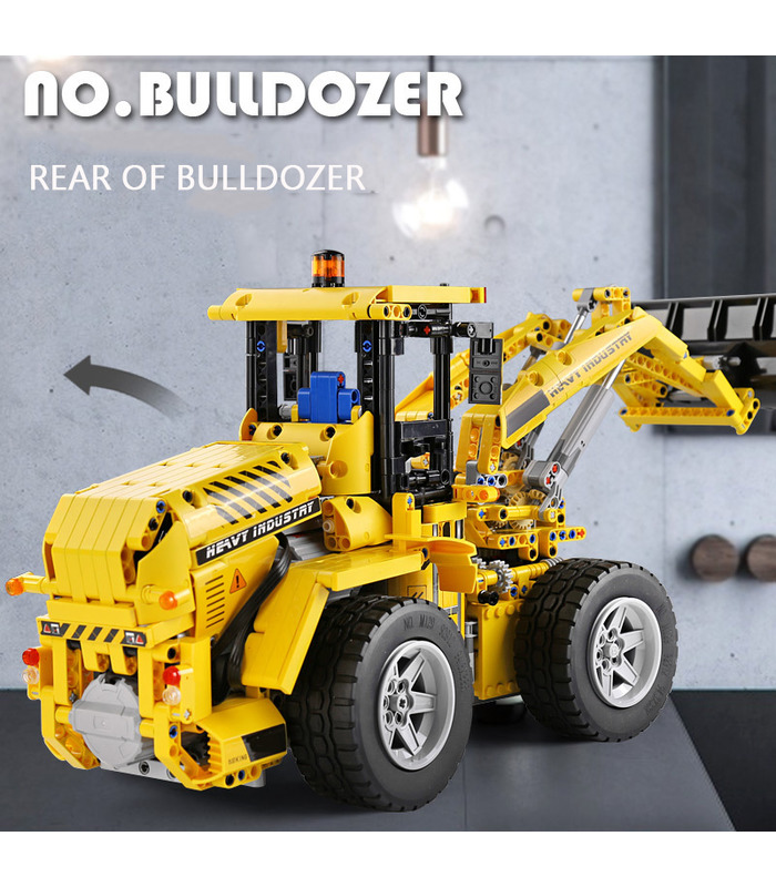 MOULD KING 13122 Volvo L350F Wheel Loader Bulldozer Building Blocks Toy Set