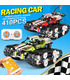 MOULD KING 13032 Mini Tank RC Track Stunt Car Juego de juguetes de bloques de construcción azul