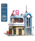 MOLD KING 16001 California Downtown Diner Restaurant von Dagupa Building Blocks Toy Set