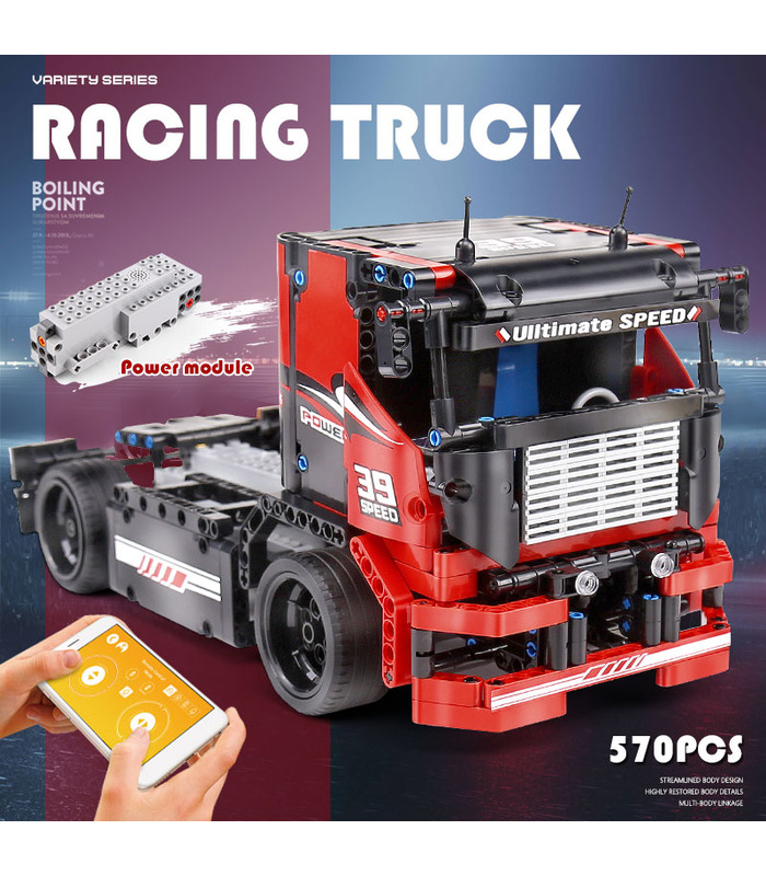 MOLD KING 15002 Racing Truck Fernbedienung Bausteine-Spielzeug-Set