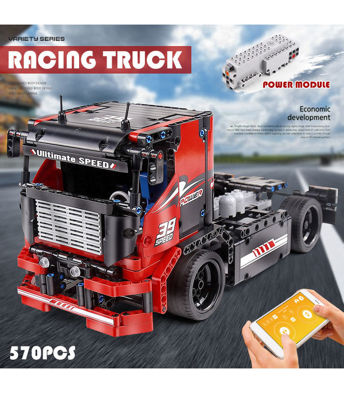 MOLD KING 15002 Racing Truck Fernbedienung Bausteine-Spielzeug-Set