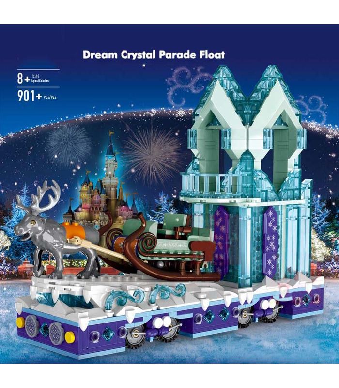 MOLD KING 11002 Dream Crystal Parade Float Blocs de construction Ensemble de jouets