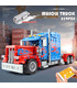 MOLD KING 15001 Peterbilt 389 Muscle Truck Optimus Prime Building Blocks Ensemble de jouets