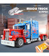 MOULD KING 15001 Peterbilt 389 Muscle Truck Optimus Prime Building Blocks Toy Set