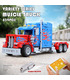 MOLD KING 15001 Peterbilt 389 Muscle Truck Optimus Prime Bausteine-Spielzeug-Set