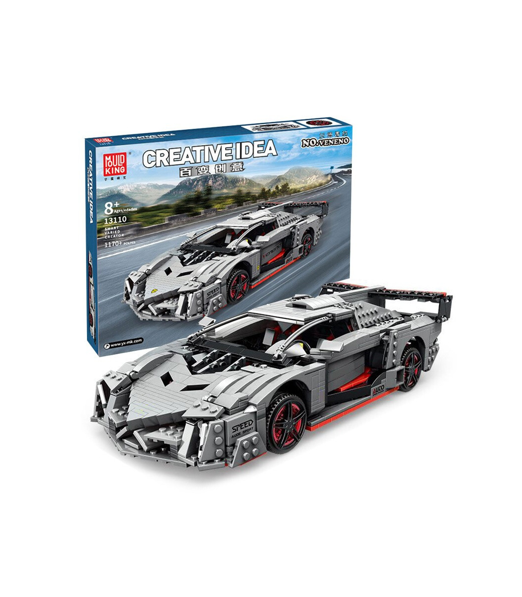 MOLDE REY 13110 Lamborghini Veneno Idea Creativa Veneno Bloques de Construccion de Juguete Set BuildingToyStore