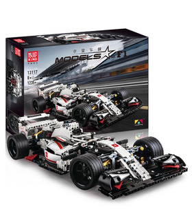 MOLDE REY 13117 de la Ciudad de F1 de Carreras de Coches Bloques de Construcción de Juguete Set