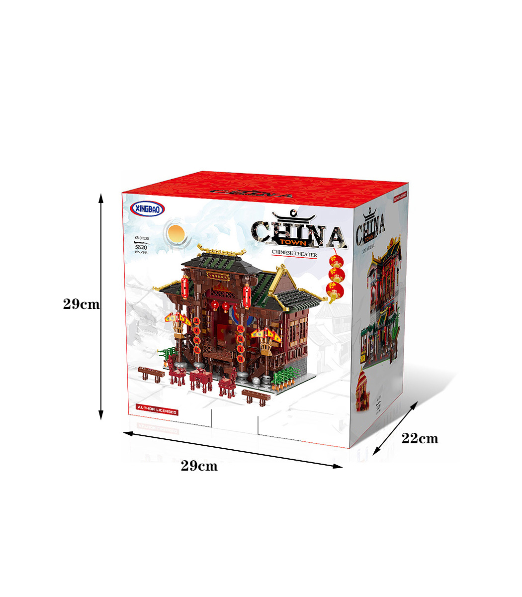Chinese Pub 3267 piece compatible blocks model 