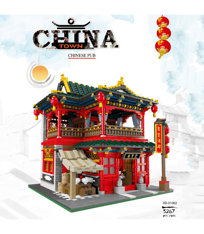 XINGBAO 01002 Chinese Pub Building Bricks Toy Set