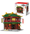 XINGBAO 01021 Xiangming Tea House Building Bricks Toy Set