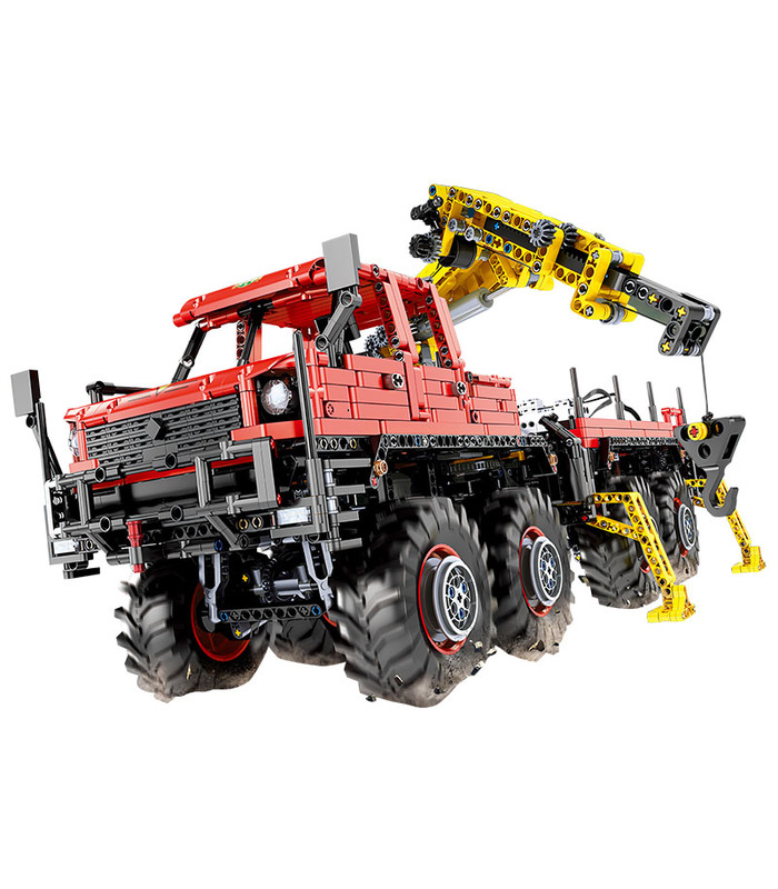 MOULD KING 13146 Articulated Logging 8×8 Off Road Truck Building Blocks Toy Set