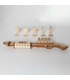 ROKR3Dパズルの散布とゴム弾は木製のガンビル玩具キット