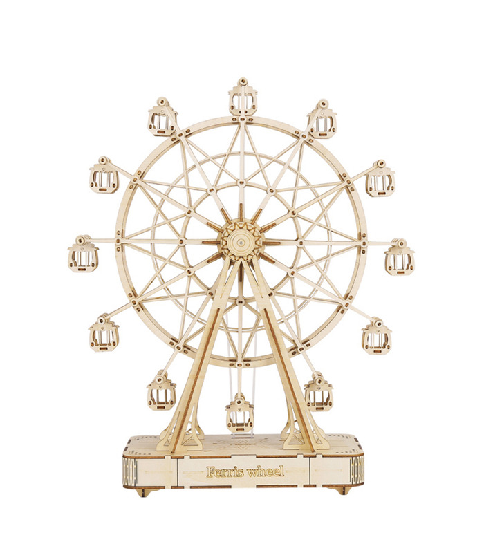 ROKR 3D Puzzle 3D Ferris Wheel Wooden Building Toy Kit