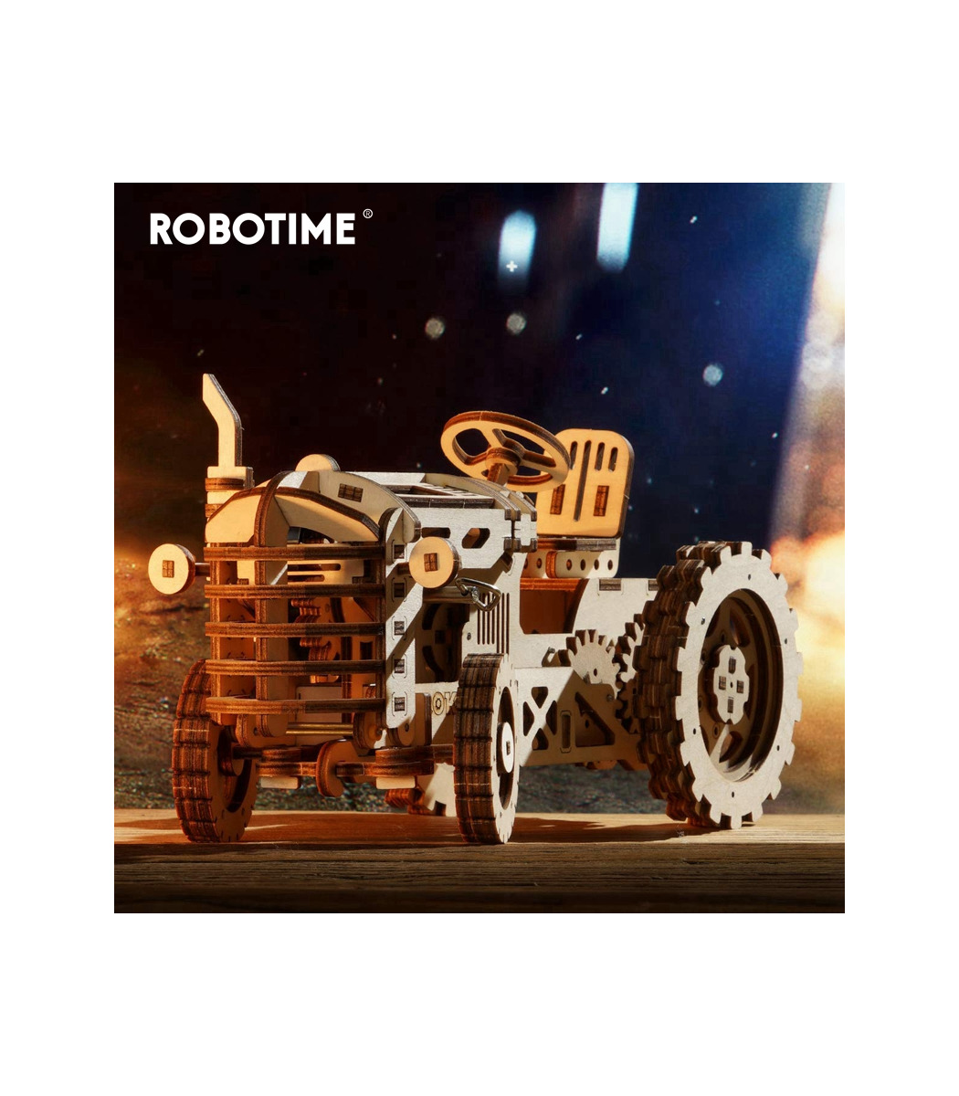 Puzzle Rouleau compresseur en bois, Robotime