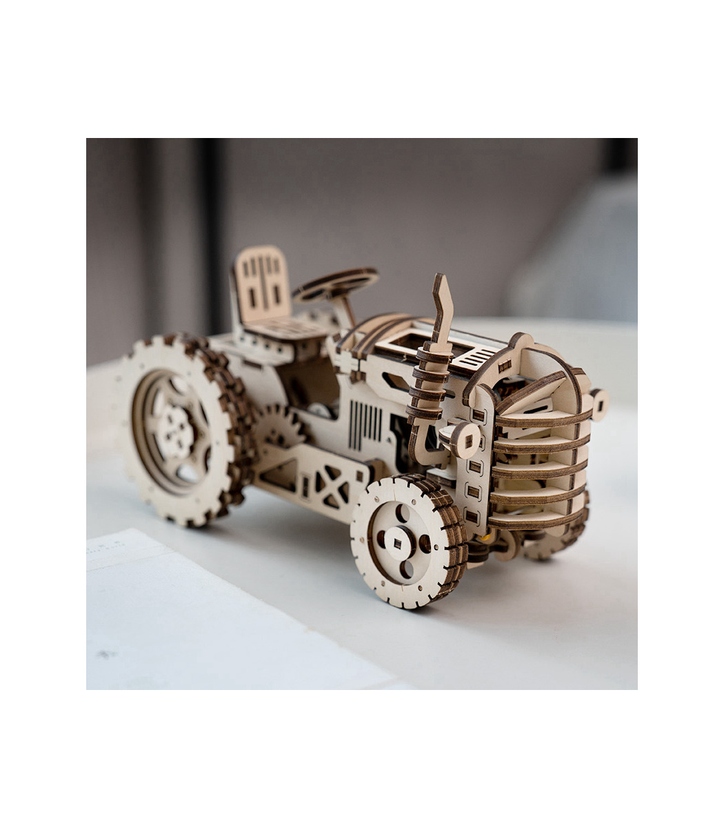 ROKR  Maquette Bois Tracteur Mécanique – Rokr Puzzle