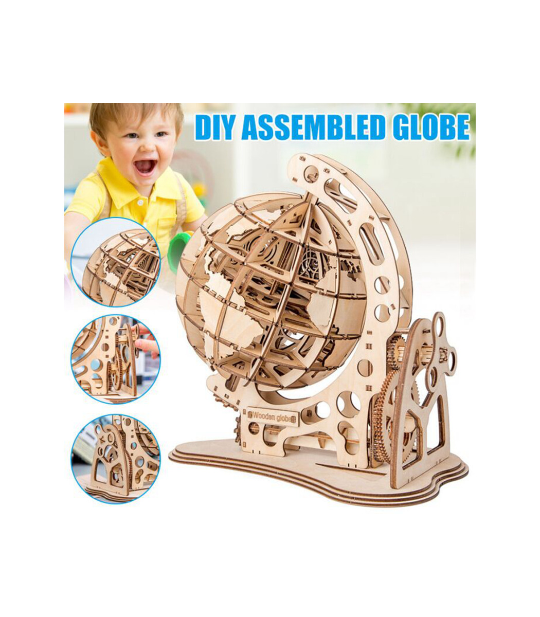 3D enfants Cartoon personnalisés en bois de bricolage en bois d