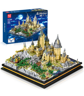 MOLDE REY 22004 a la Escuela Hogwarts de Magia y Hechicería Castillo de Bloques de Construcción de Juguete Set