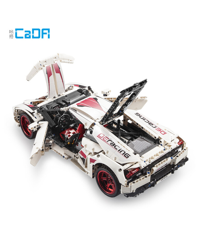 CaDA C61018W Lamborghini Huracan LP610-4 Motor Edition Building Blocks Toy Set