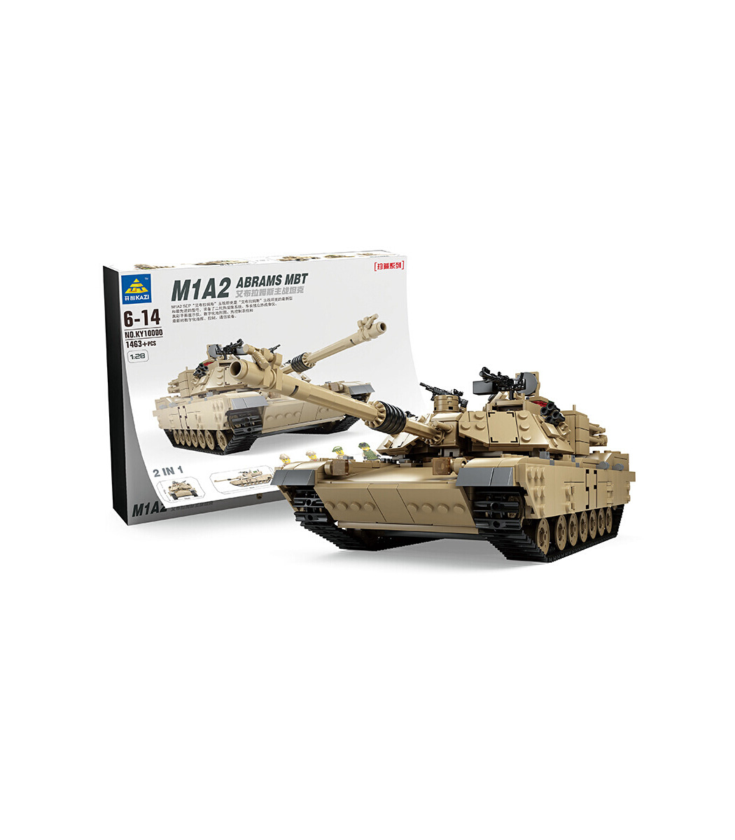 Mod kuffert Pidgin KAZI M1A2 Abrams Tank Hummer 2-in-1 Military Building Blocks Toy Set -  BuildingToyStore.com