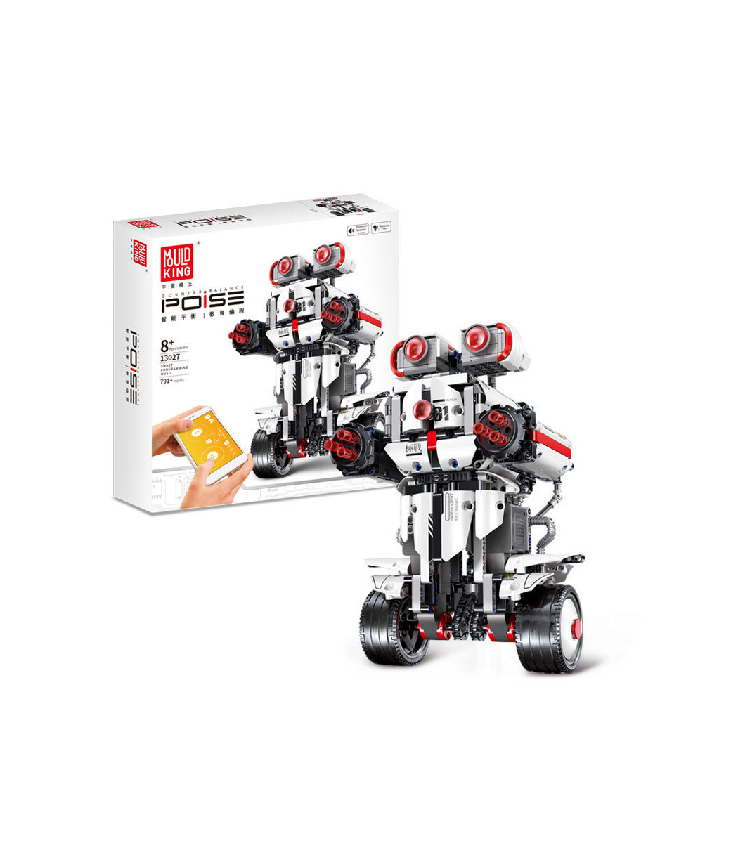 MOULD KING 13027 Intelligent Programable RC DIY Robot Building Blocks Toy  Set 