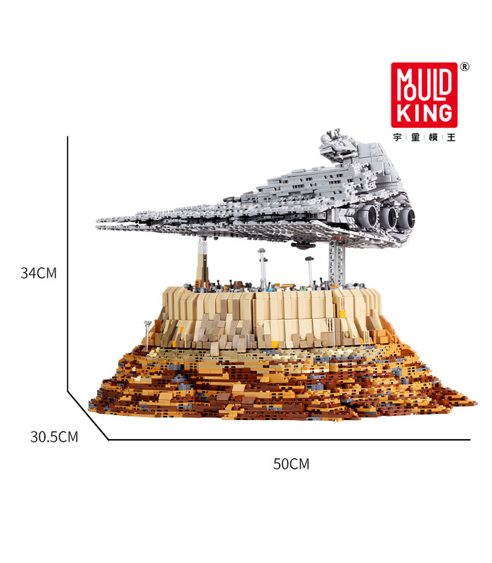 MOLDE REY 21007 El Imperio Sobre Jedha de la Ciudad de Bloques de Construcción de Juguete Set