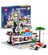 MOLD KING 16002 Gitarrenladen Nova Town mit LED-Leuchten Bausteine Spielzeugset