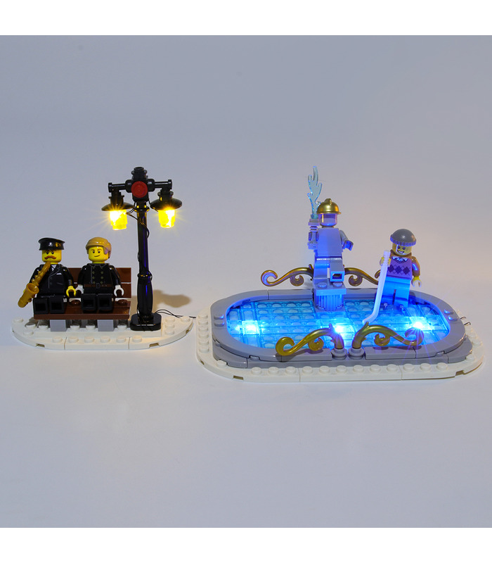 Light Kit For Winter Village Fire Station LED Lighting Set 10263