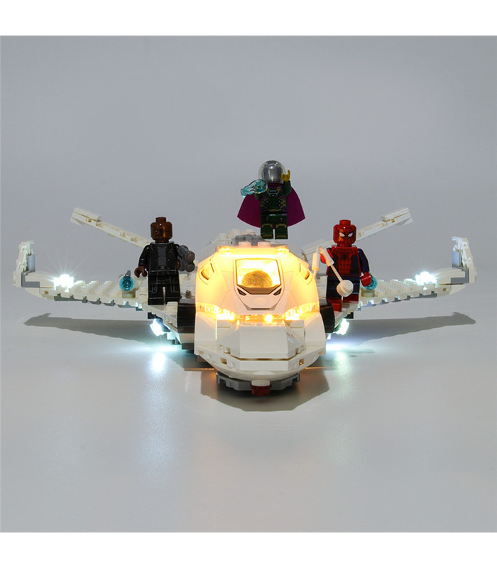 Kit d'éclairage Pour Marvel Stark Jet et l'Attaque de Drone Set de projecteurs à LED 76130