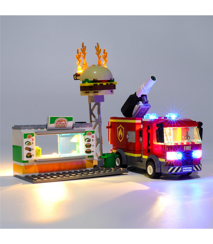Light Kit For Burger Bar Fire Rescue LED Lighting Set 60214