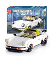 MOLD KING 13103 Porche 911 Targa Kreative Idee Bausteine Spielzeugset