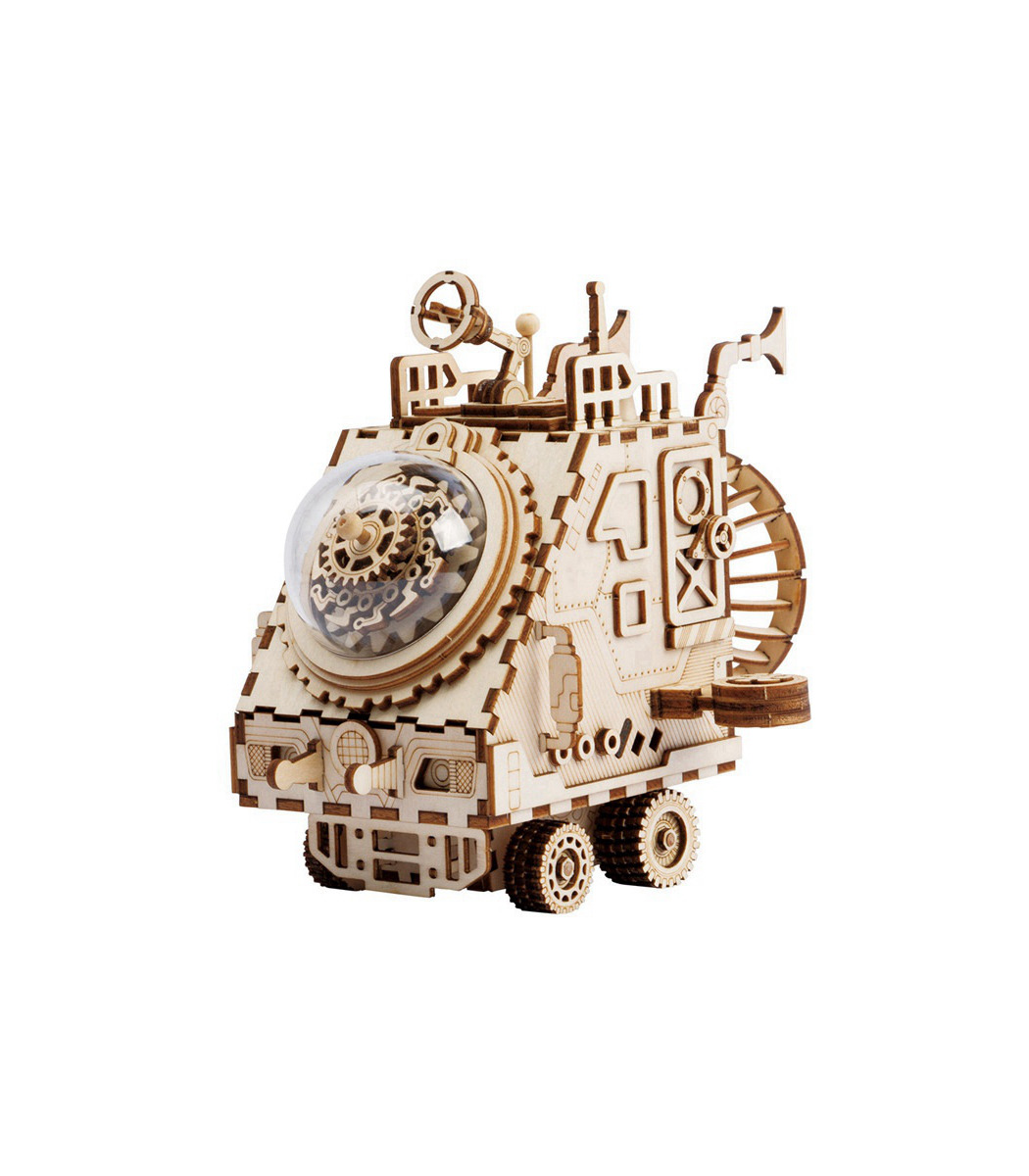 ROKR 3D Puzzle Laser Cut Wooden Model Construction Toy DIY Mechanical Car Crafts