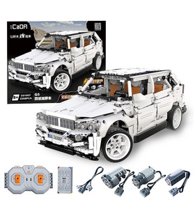 CaDA C61007W G5SUV4WDオフロード車両をリモート制御ブロック玩具セット