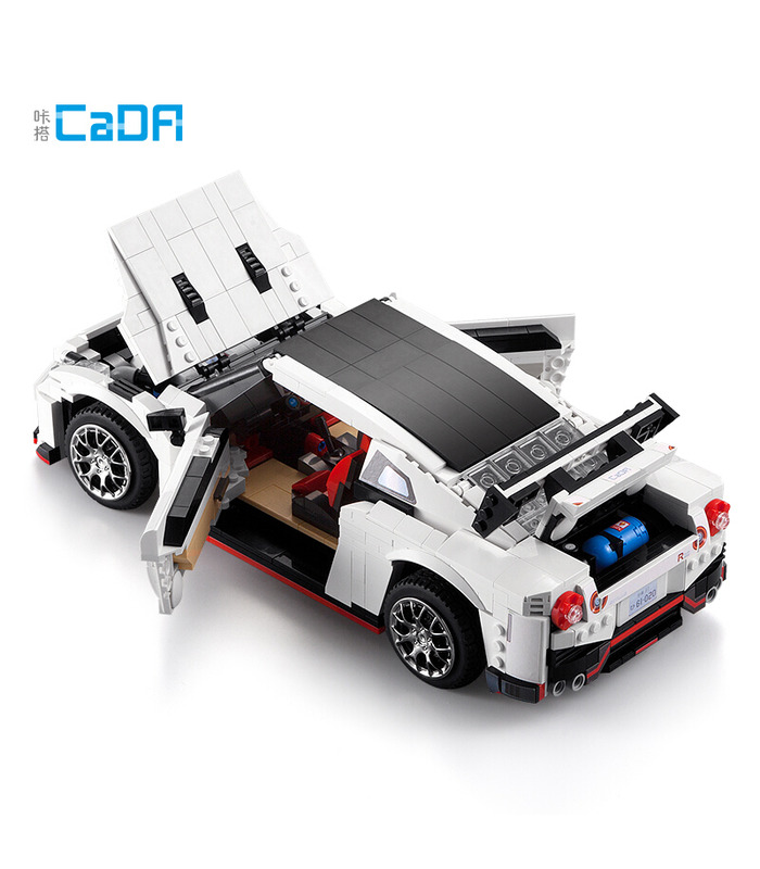CaDA C61020 GTR R35 Rennwagen-Bausteine Spielzeugset