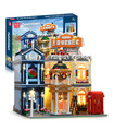 MOLD KING 16031 Friseurladen in der Stadt Novatown Building Blocks Toy Set