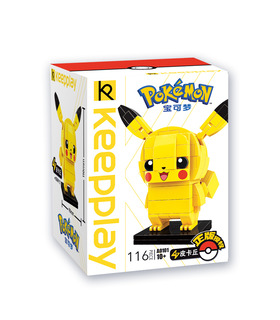 Keeppley Pokemon A0101 Pikachu Qman 빌딩 블록 장난감 세트