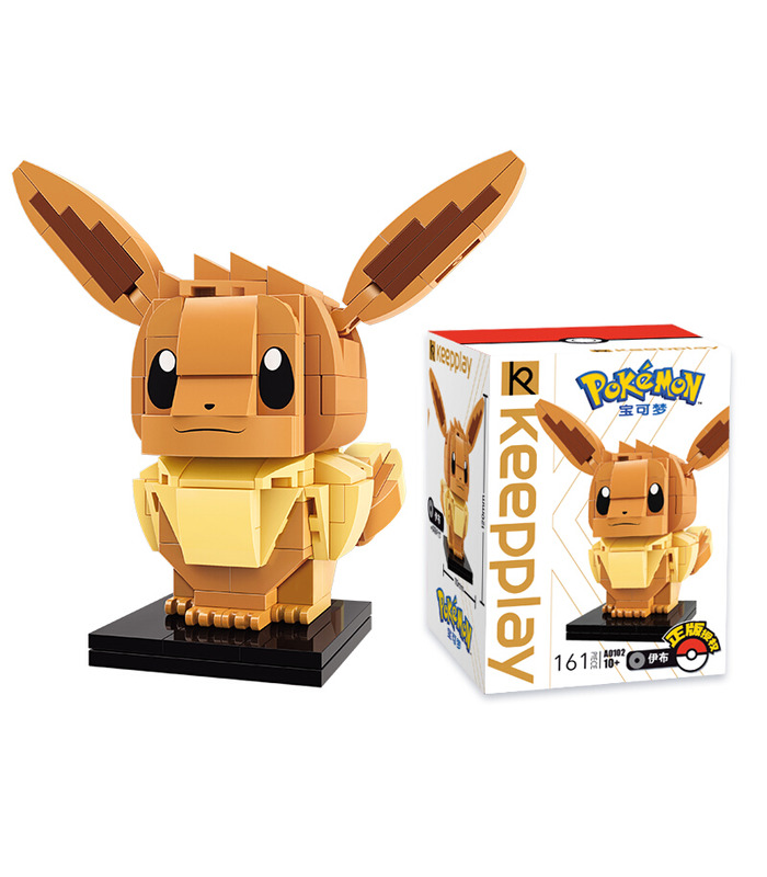 Keeppley Ppokemon A0102EeVee Qmanビルブロック玩具セット