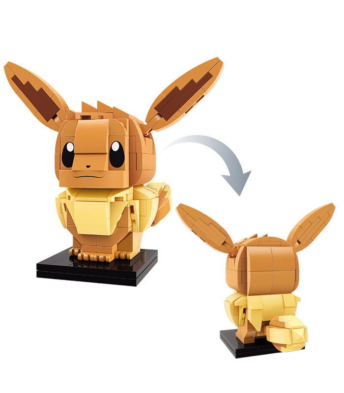 Keeppley Ppokemon A0102EeVee Qmanビルブロック玩具セット