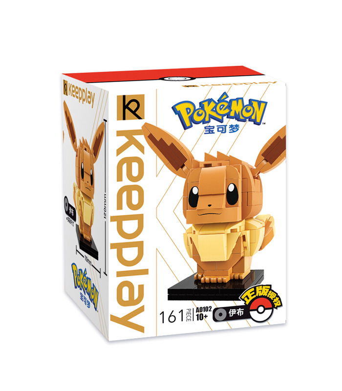 Keeppley Ppokemon A0102 EeVee Qman Blocs De Construction Jouets Jeu