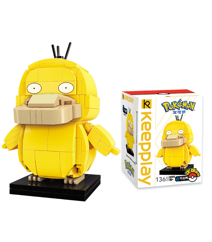 Keeppley Ppokemon A0103 Psyduck Qman 빌딩 블록 장난감 세트